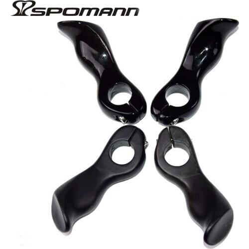 1 pairs New Ergonomics design Mountain bike bar ends ultralight UD carbon mtb bicycle small auxiliary handlebar