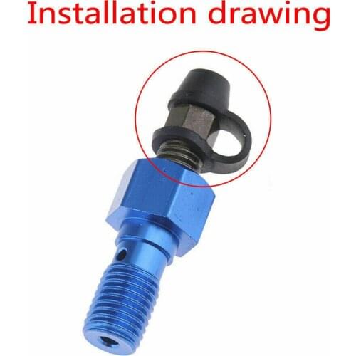 8mm Bleed Nipple Cap ATV Brake Screw Cap Car Dust Cover Motorbikes Rubber