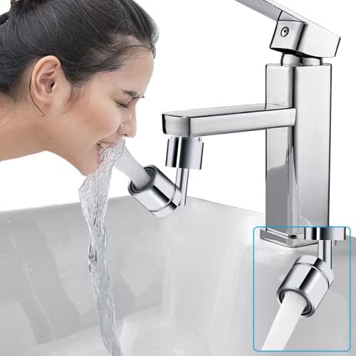 720 Degree Rotating Sink Faucet Aerator Large Angle and Flow Aerator Dual-function Kitchen Faucet Aerator Rotate Bubbler Sprayer