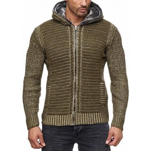 CHAXIAOA Men's Cardigans With A Hood