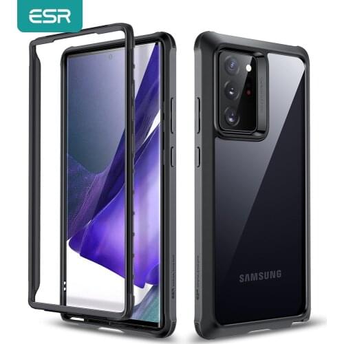 ESR for Samsung Galaxy Note 20 Ultra Case Full Protection Heavy Duty Note 20 Ultra Case Shockproof Bumper Frame Clear Case Funda