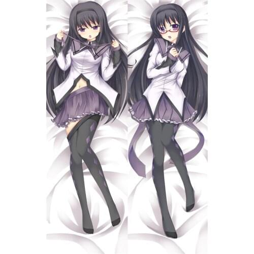 2018-July Japan Anime Puella Magi Madoka Magica Akemi Homura Hugging Body Pillow Cover Case Dakimakura Decorative Pillow Case