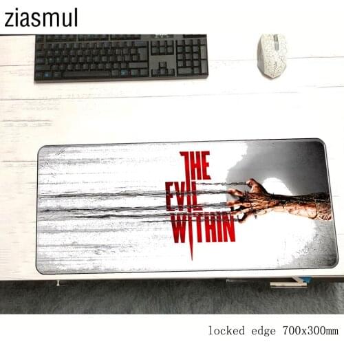 The evil within mouse pad 700x300x3mm pad to mouse notbook computer mousepad HD print gaming padmouse gamer to laptop mouse mats