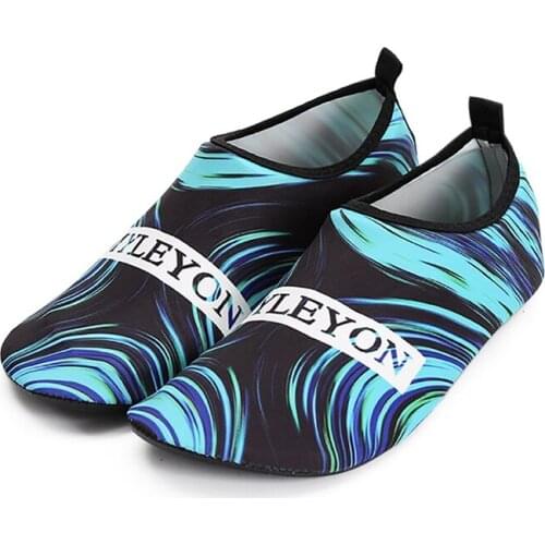 Printed Lightweight Soft Anti-slip Quick Drying Slip Lovers Water Shoes Outdoor Beach Swimming Diving Footwear Sportswear