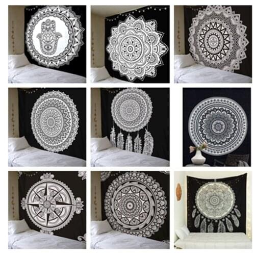 Mandala Tapestry Home Decorative Wall Hanging Tapestry Beach Blanket Picnic Yoga Mat Home Art for Living Room Decoration