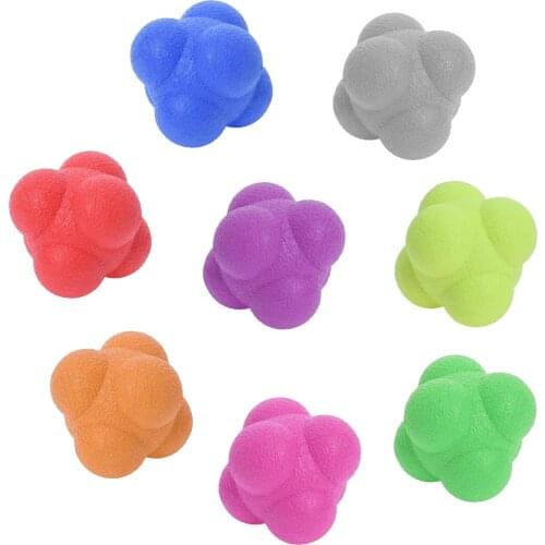 Bounce Reaction Ball Reflex Agility Training Hand Eye Exercise Coordination