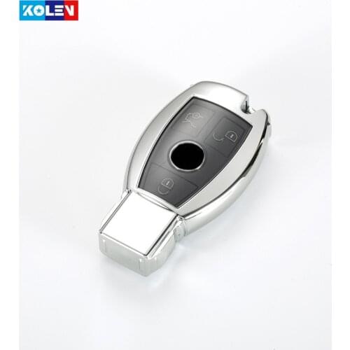 Soft TPU Car Remote Key Full Cover Case Shell Keychain For Mercedes Benz A B C E S CLS CLK CLA SLK Class W203 W205 W210 W211 AMG