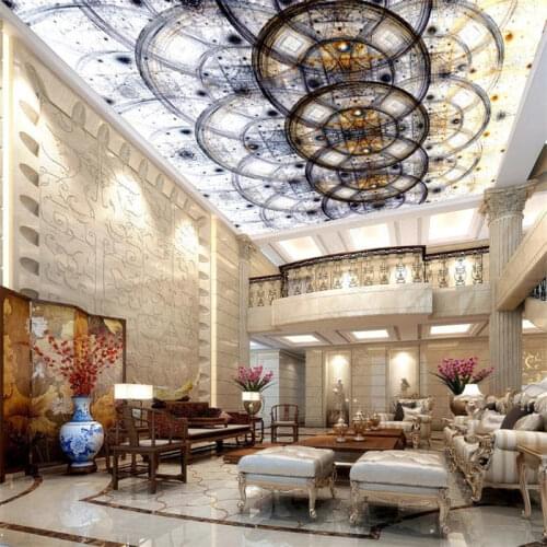 3d ceiling photo wall mural For living room bedroom wallpaper for ceilings photo wallpapers geometric 3d modern papel de parede