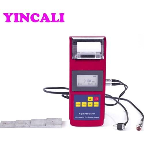High Resolution Portable Ultrasonic Thickness Gauge Leeb352 Build-in Thermal Printer Metal Plastic Ceramic Thickness Testing