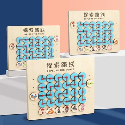 New Circuit Brain Development To Cultivate Babys Logical Thinking Parent Child Interactive Board Games Childrens Wooden Toys