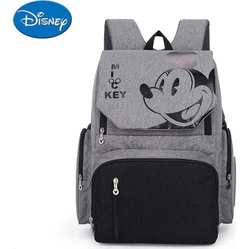 Disney Mommy Bag Mickey Mouse Baby Bags for Mom Pink Minnie Mouse Bebes Diaper Bag Backpack Stroller Bag Handbags