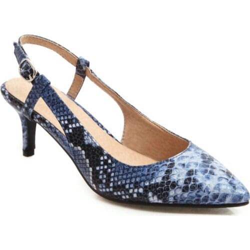 Big Size 9 10 11 12 13 14 15 16 17 ladies high heels women shoes woman pumps Pointed hollow-out single-heeled shoes