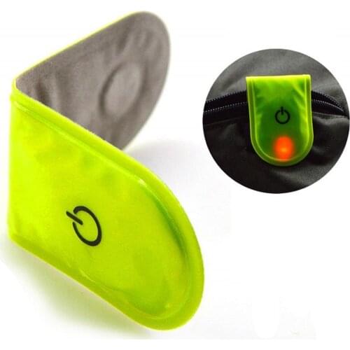 1Pcs Night Running Reflector Magnetic Clip On Strobe Bike Cycling For Riding Design AD-Outdoor Sports LED Safety Walking Ru A5Z2