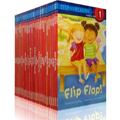30 Books 4-12 year Step into Reading grade 1 Childrens English Learning textbook early education book english Picture Books