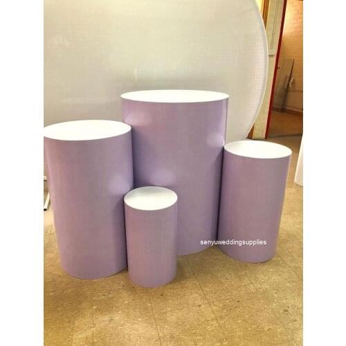 4pcs/set)Metal Tall white Wedding Decoration Flower round mental Backdrop Stand Centerpieces senyu1839