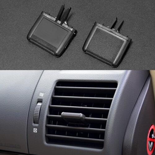 Brown Black Car Front Center A/C Air Conditioner Vent Outlet Tab Clip Repair Kit for Toyota Prado Auto Accessories 2010-2017