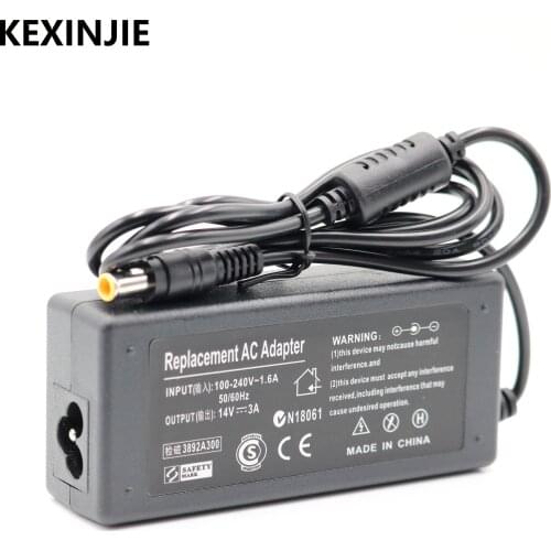 Free Shipping NEW 1PCS AC 100-240V DC 14V 3A AC Adapter Power For SAMSUNG Monitor AP04214-UV AD-4214L Power Supply Adapter