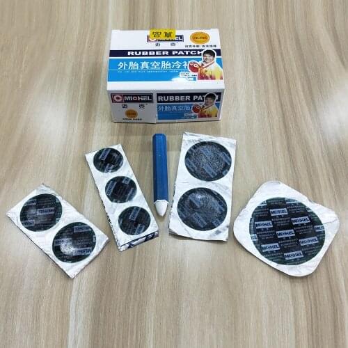 Four kinds of Tyre vacuum patching film Natural rubber Tyre patch For car and truck appropriation Circular tire patch