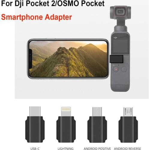 For DJI Pocket 2/OSMO Pocket USB TYPE-C IOS Smartphone Adapter Android Data Connector Interface Handheld Gimbal Camera Accessory