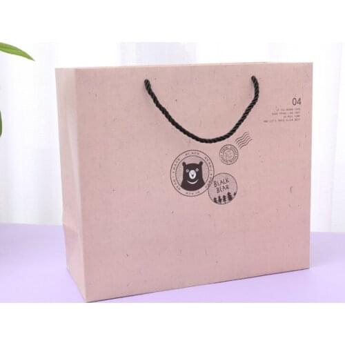 Personalised luxury brand boutique gift packaging customised small size black jewellery paper bag with logo --XP2280