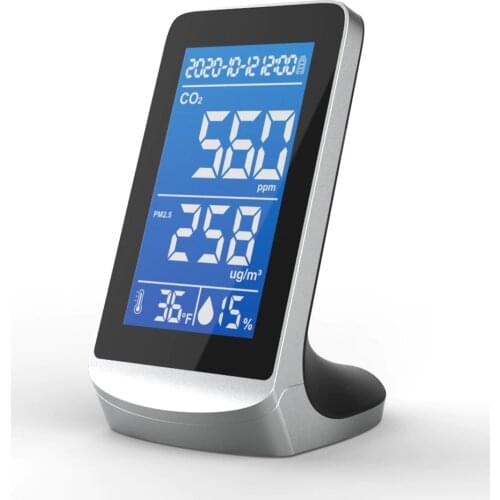 CO2 Meter Detector DM72D Digital PM2.5 Temperature Humidity Monitor Infrared NDIR Detector Multifunctional Air Quality Analyzer