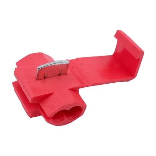 Scotch Lock Quick Splice Connectors Terminals Red 50PCS Or 100PCS Wire Electrical Cable Crimp For 22-18 AWG