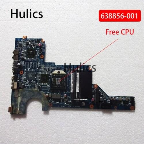 Hulics Original 638856-001 Laptop motherboard for HP G4 G4-1000 G6 G7 DDR3 Mother boards Mainboard free CPU