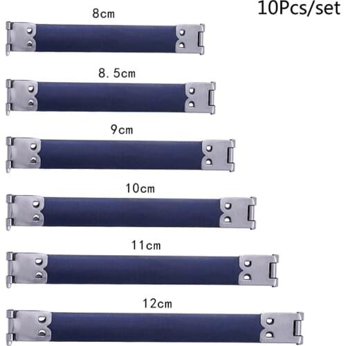 10PCS DIY Metal Internal Flex Frames Clasp Bag Purse Handbag Sewing Internal Replace Hinges Spring Clip Repair Accessories