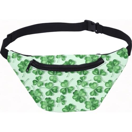 Clover Women Waist Bag Waterproof High Quality Belt Bags Fanny Packs Girls Sling Bags New Fashion Mobile Phone Pouch Running Bag