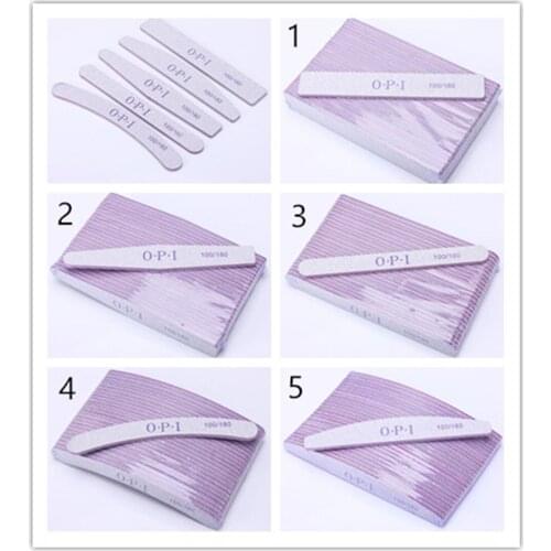 New 200pcs/lot Professional Nail File For UV Gel Sanding Polish Buffing Blocks 100/180 Nail Grinding Buffers Manicure Tools