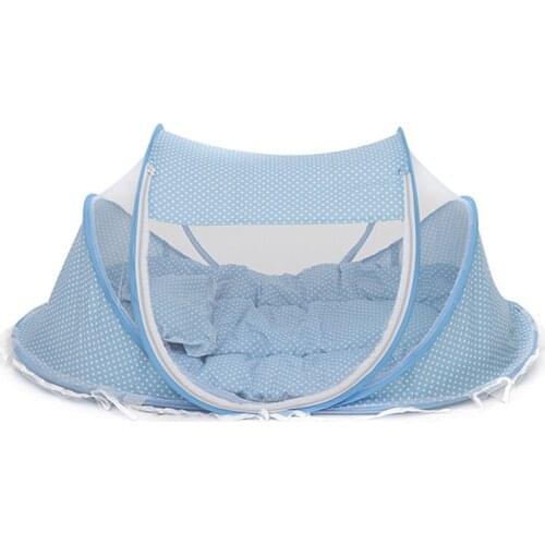 Spring 0-3years Baby Bed Portable Foldable Mosquito Net 100%cotton Newborn Sleep Bed Travel Bed Baby three-piece