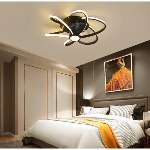 Nordic led lamp with ceiling fan without blades bedroom ceiling fan with remote control ceiling fans with light fixture