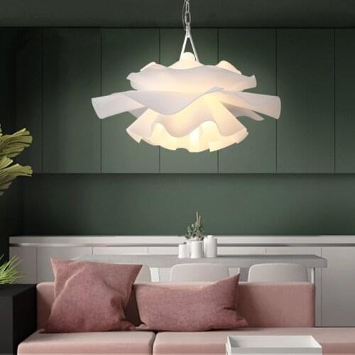 Nordic Beautiful Girl Heart Flower Bedroom Chandelier Romantic Modern Household Living Room Lamp