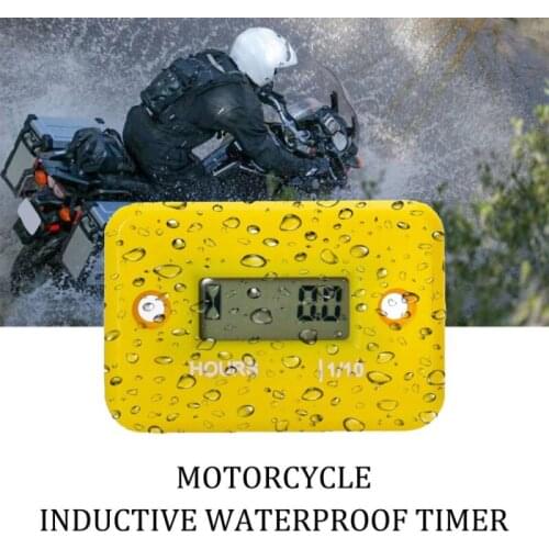 LED Mini Engineering Vehicles Generators Motorcycles Waterproof Convenient Portable Counter Hour Meter