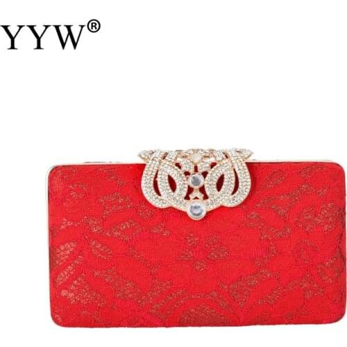 Women Bags Designer Wedding Purse Satin Velour Clutch Bag Women Red Flower Shape Luxury Handbags Vintage Sac A Main Femme Bolsa