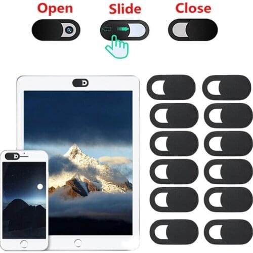20 Pack WebCam Cover Shutter Slider Plastic Ultra Thin Lens Cover For ipad Macbook Laptop Mobile Phone Lens Anti-hacking Cover