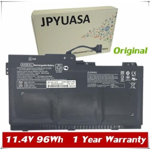 7XINbox 11.4V 8420mAh Original AI06XL Laptop Battery For HP ZBook 17 G3 HSTNN-LB6 808397-421 808451-001 808451-002 HSTNN-C86C