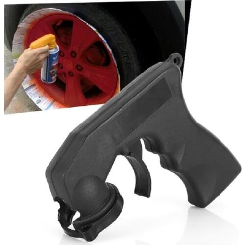 Spray Adaptor Paint Care Aerosol Spray Gun Handle with Full Grip Trigger Locking Collar Maintenance Repair Tool Car Accessories