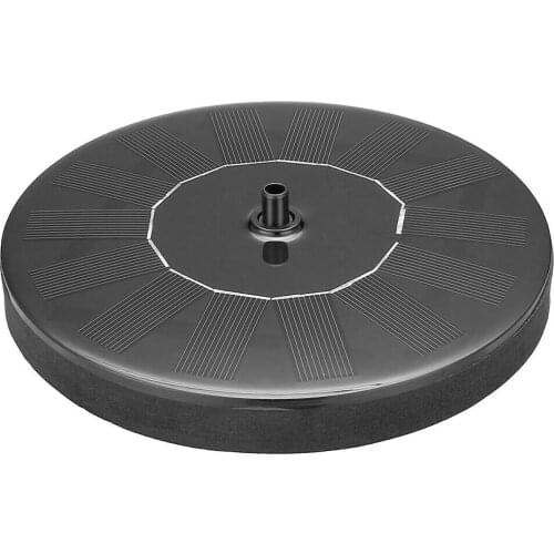 Solar Powered Automatic Fountain Pump Round Solar Water Pump For Garden Pond Birdbath Aquarium Irrigation Gardening Supplies