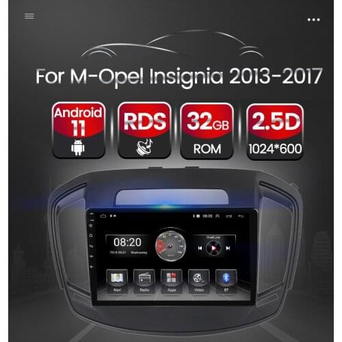 Android 11 Car Radio For Opel Insignia 2013-2017 Stereo Multimedia Video Player GPS Navigation 4 Core HD 1024*600 Carplay DSP BT