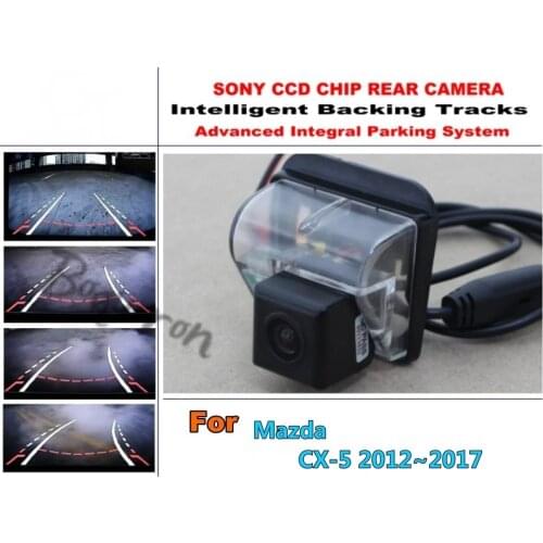 For Mazda CX-5 CX 5 CX5 2012~2017 CCD Night Vision / Intelligent Car Parking Camera with Tracks Module Rear Camera