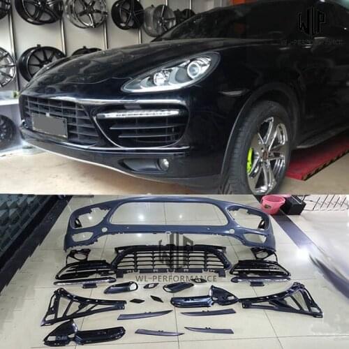 GTS Turbo style PP Unpainted Front Bumper Car Body Kit For Porsche Cayenne GTS turbo 2011-2014