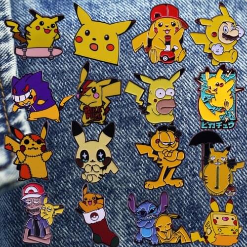 Classic Cartoon Comic Brooch Cute Metal Enamel Lapel Badge Collect Denim Jacket Backpack Pin Children Fashion Jewelry Gifts