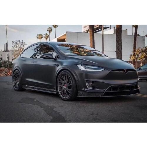 Suitable for Model Tesla x Modified Revozport Carbon Fiber Small Surround Kit Front Side Skirt Rear Lip
