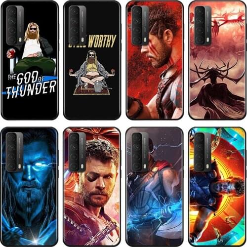 Avengers Thor For Huawei Y9A Y9S Y9 Y8P Y8S Y7A Y7P Y7 Y6 Y6P Y6S Y5P Y5 Prime Pro 2019 2020 Soft Phone Case