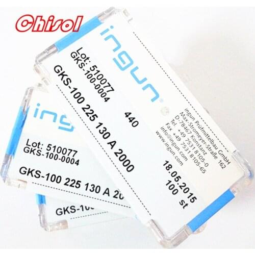 Original INGUN 100pcs/set 100mi Test Needle GKS100225130A2000 GKS100225130A3000 Spring Probe Test Pins Needles