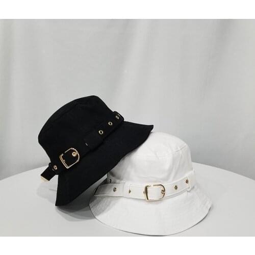 High-quality Soild Ribbon Bucket Hat Women Summer Autumn Cotton Breathable Leisure Bob Caps Outdoor Trave Casual Dome Panama Cap