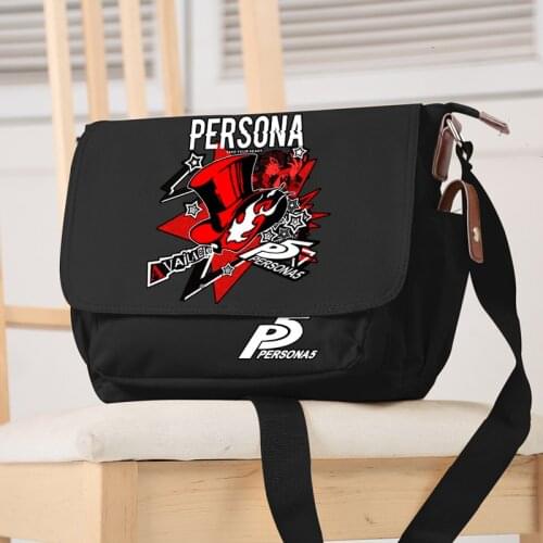Casual Messenger Bag Anime Persona 5 Ren Amamiya Cosplay Cool Boy Girl Oxford Satchel Fashion Schoolbag Shoulder Bag Student