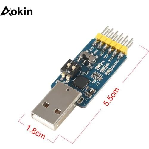 USB to UART Convert USB to TTL RS485 RS232 TTL to RS232 RS485 RS232 to RS485 3.3v 5v Output 6 6 in 1 USB Serial Adapter Module