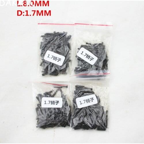 DAKATU The remote control key blank fixed pin 1.7MM 1.7 PIN Fixed for Flip folding remote key blade L:8MM D:1.7MM